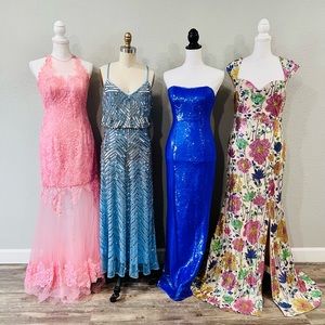 Vintage Sequin Gowns